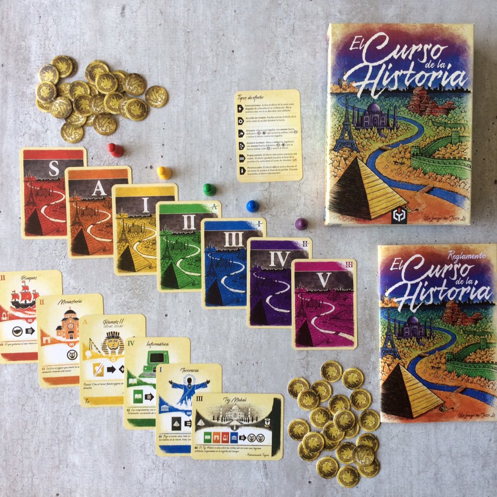 Hoy de 17:00 a 19:00 tenemos una demostración programada a "El curso de la Historia" de la editorial <a href="/LudoSentinel/">LudoSentinel</a>  en nuestras #IXJornadasQJ. Durante las jornadas puede ser pedido en nuestra ludoteca. #Juegosdemesa