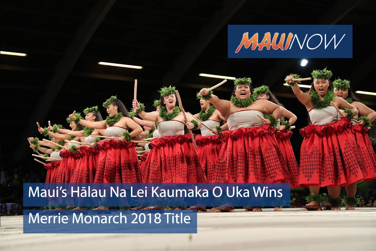 MauiNOW's tweet photo. https://t.co/KMKxpkAKLt
Merrie Monarch 2018 Results: Maui’s Hālau Na Lei Kaumaka O Uka Wins Overall Title
#MauiNowNews #merriemonarchfestival #MerrieMonarch2018 @merriemonarchHI https://t.co/XBC3JpXxWo