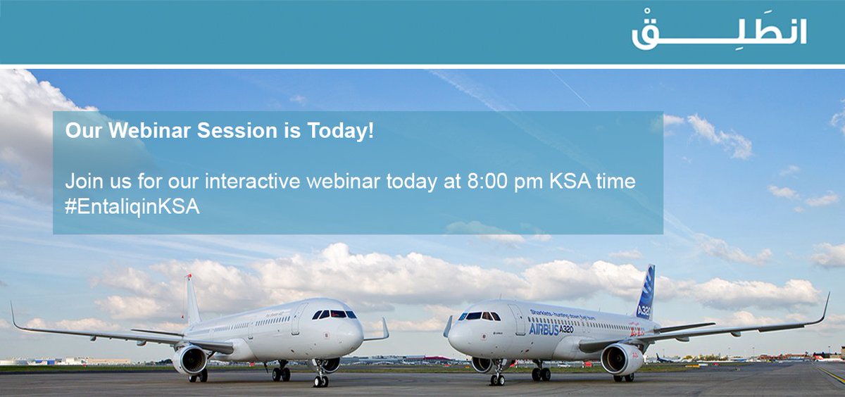 entaliq's tweet photo. Get a head start on the #EntaliqinKSA challenge by joining today's webinar. All aerospace innovators will be given insight on how to successfully apply to the challenge for a chance to be incubated.

Link to the webinar: https://t.co/5ILznMxFrZ (will be active 30 min prior). https://t.co/Jq3wzaxqkn