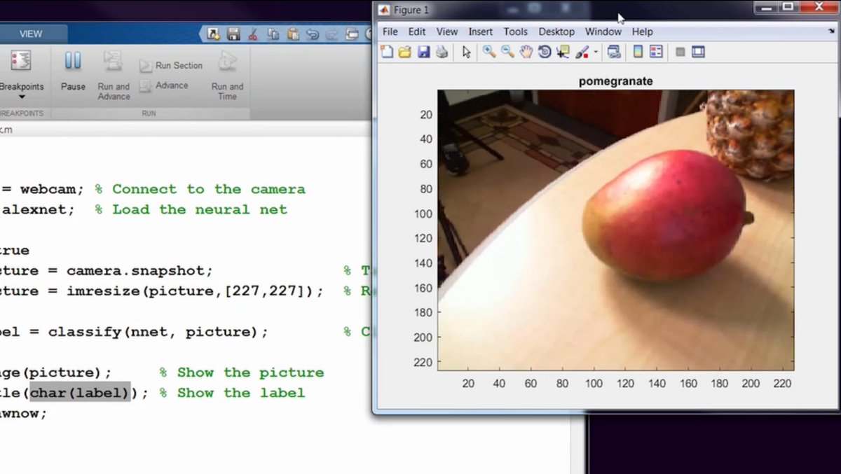 anoushnajarian's tweet photo. On the first day, we demoed #DeepLearning in 11 Lines of @MATLAB Code and a cool transfer training example @rohithreddyb developed for the #NeedforSpeedHackathon @Pfizer challenge: https://t.co/9vWymZVkYR https://t.co/ZrRooHMByp https://t.co/kb4zzXJ1WI