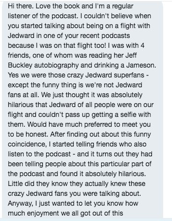 bbboatclub's tweet photo. Remember the Podcast a few weeks back about me being on a turbulent Plane with Jedward and their fans? I just got this mail. 😂 https://t.co/kquTosKVtg
