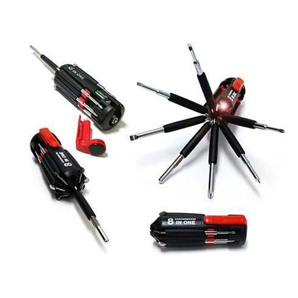 Gadgets_Night's tweet photo. Multi-screwdriver 8 in 1 #Multi_function #Screwdriver Kit, Tool Kit Set + 6 LED light #Torch
Price:---170.00
Foldable
Convenient access to tools
Handy and #portable
Light torch enables fixing at #dark places
Durable Quality
Buy Here---https://t.co/iPFooysy3G

#gadget #technology https://t.co/C1XDgn3n3m