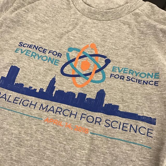 House_of_Swank's tweet photo. Totally loving how these @raleighmarchforscience shirts came out! Join the march in #raleigh next Saturday! #dtraleigh #raleighmarchforscience https://t.co/LmSnbuJQiS https://t.co/wDp38KC6ow