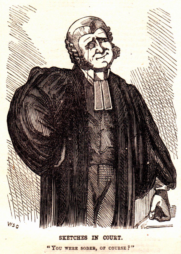 GilbertSociety's tweet photo. Making fun of barristers was one of Gilbert's stock subjects in Fun and elsewhere. This one's from Fun (16 May 1862): https://t.co/eFbqSN6qST