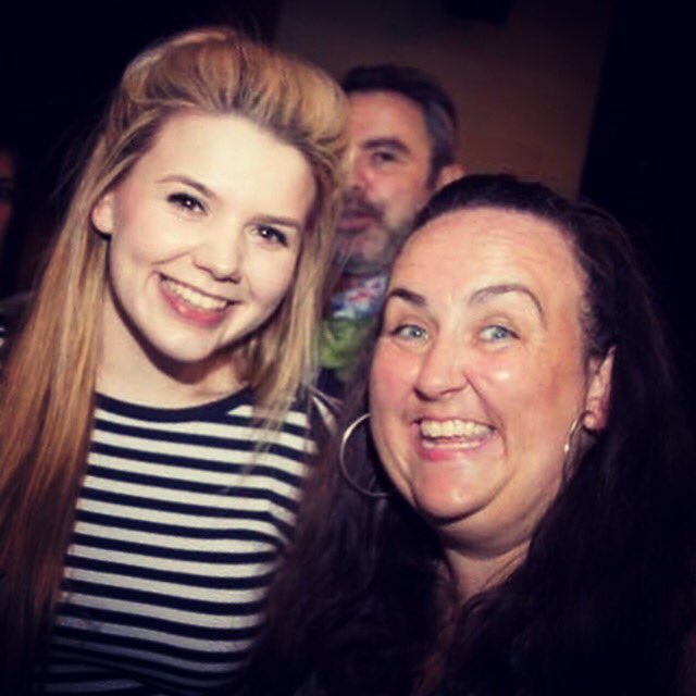 Katy__Clayton's tweet photo. Sending love to the truly awesome @Ali_gator who’s repping @_GangstaGranny at the @OlivierAwards tonight! The theme is #BeInspired and she inspires us every day 💫 Have an absolutely brilliant time! 💜 https://t.co/39qPQPv8Dc