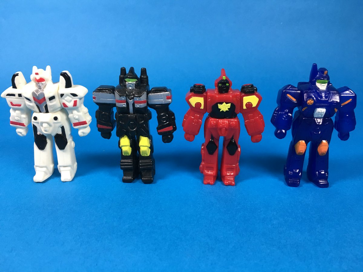 フルタ製「七星闘神ガイファード」モデルチョコ。カバヤ製「機甲警察