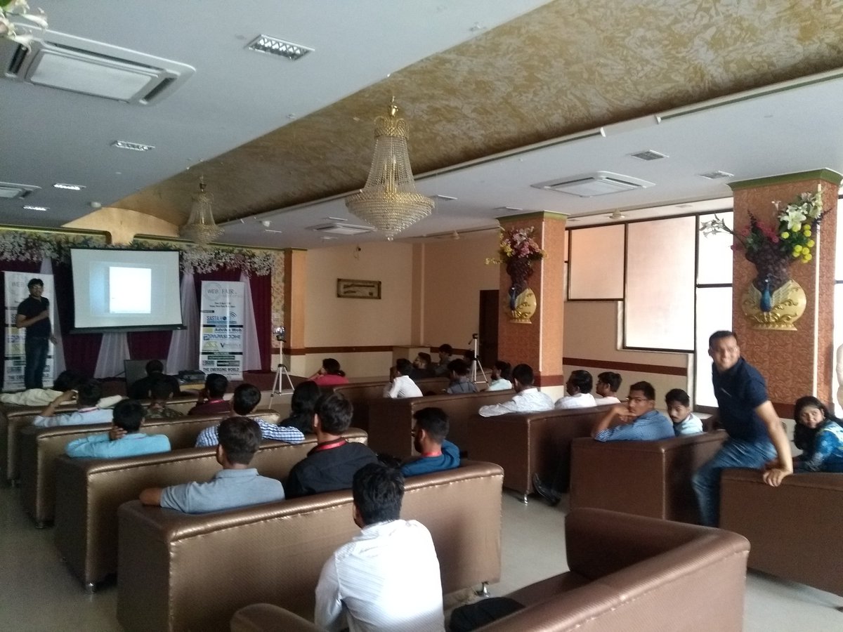 webfairindia's tweet image. 🎙 Rakesh Kumar, Sr. Server Administrator at #AdvikaWeb (@rathiko), is currently speaking on the topic &apos;How to Secure Your #WordPress Website or #Blog from Hackers&apos; at #WebFair MeetUp 5.0 happening at 🏨@hotelrockwells Jaipur, India