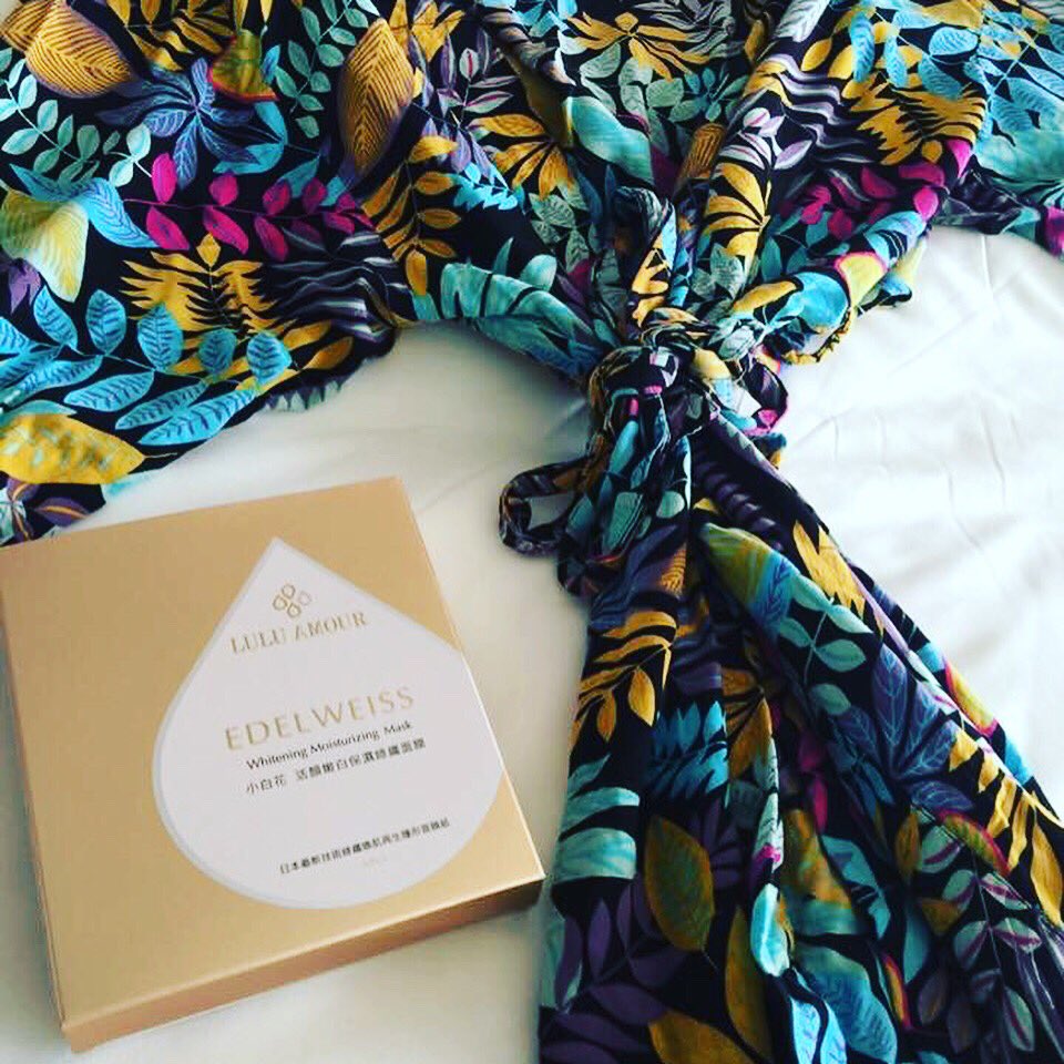 wyf1102's tweet image. After vacation 🌞😎🎀#EdelewissWhiteningMoisturingMask #removesuntan
#LuLuAmour