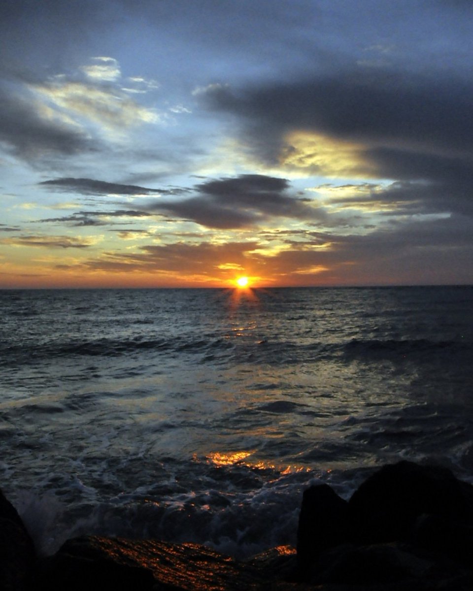 Coastalbydesign's tweet photo. Even the darkest night will end, and the sun will rise!
#sunrise #quote #quoteoftheday #inspiration #photooftheday #naturelovers #exploreilm #photography #clouds #surf #waves #beach #saltlife #picoftheday @RealSaltLife https://t.co/8c77Tc1XkF