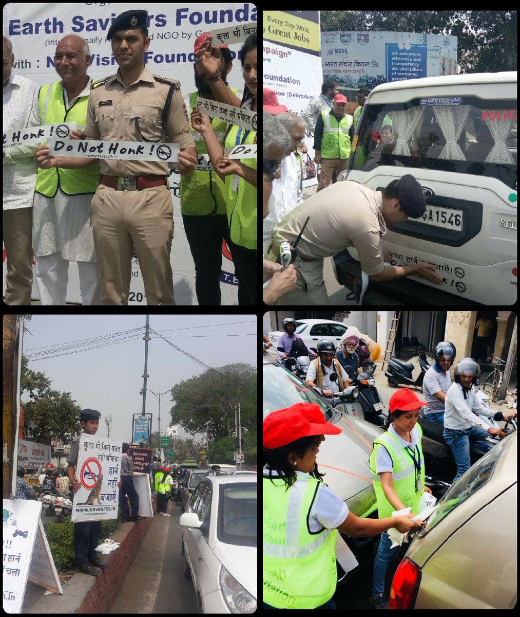 DehradunPolice's tweet image. सडक पर वाहन चलाते समय अनावश्यक रूप से हार्न के प्रयोग से ध्वनि प्रदूषण के मानकों में हो रही वृद्धि के दृष्टिगत् आमजनमानस को संवेदनशील करने के उद्देश्य से #DoonPolice द्वारा विभिन्न स्वयंसेवी संस्थाओं के साथ #DoNotHonkCampaign चलाया जा रहा है।
#NoisePolution
#PublicAwareness