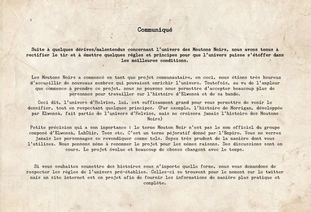 LesMoutonsNoirs's tweet photo. Communiqué. https://t.co/cLjO2ePhQu