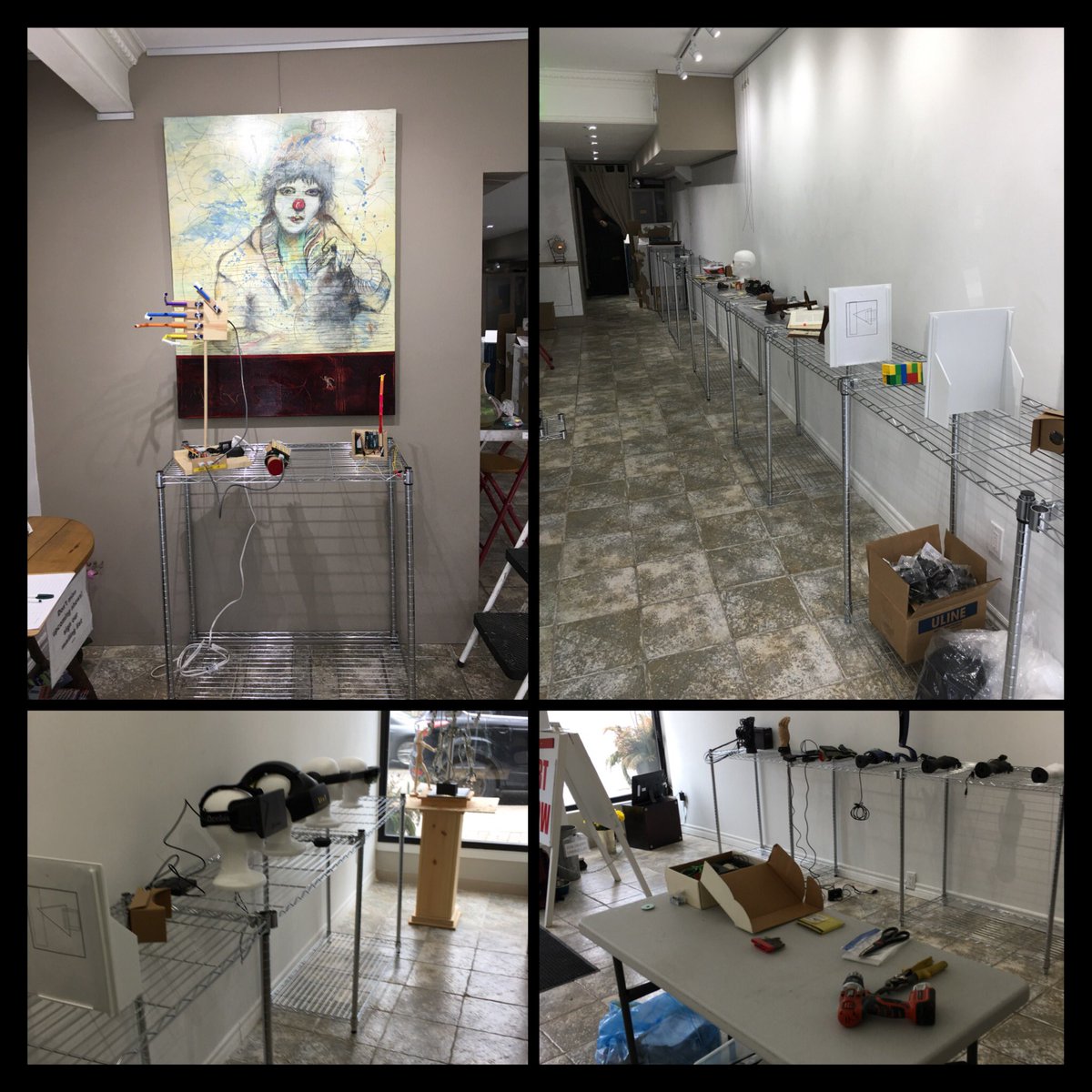 April gadget 2.0 show with Bill Buxton getting installed. Gonna be very interesting! 2359 Queen St East in Beach Village Toronto studio888.ca #billbuxton #studio888 #design #geekstuff #VirtualReality #AugmentedReality #computer <a href="/sigchi/">ACM SIGCHI</a> @wasbuxton