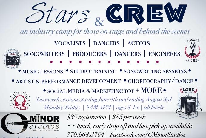 classyj1's tweet photo. Students accepted by *auditions ONLY*  #StarsandCrew #Gminorstudiosacademyoffinearts #GminorStudios
Kids are STARS too! #summercamp #artistdevelopment #productiontraining #topcoaches #musiclessons #vocalcoaching #dancers #actorslife #songwriters #studiotraining https://t.co/z1uxf3h6cB