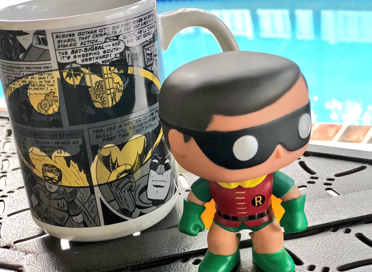 br_glen's tweet photo. โ holy #funkosunday morning Batman! Take a look around! We are having coffee outside today! โ I hope you all have a great Sunday ! @funko @DCComics https://t.co/wa7KCk7clY