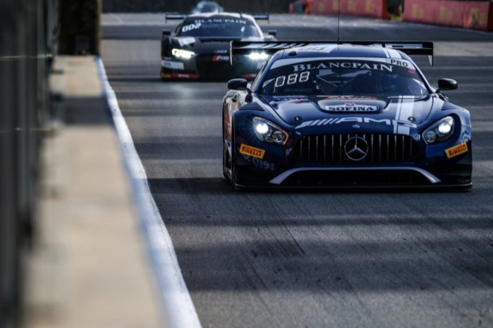 <a href="/Steijnracing/">Steijn Schothorst</a> <a href="/KelvinvdLinde/">Kelvin van der Linde</a> @AttemptoInfo The #88 @AKKAASPTEAM Mercedes-AMG of <a href="/Real_RMarciello/">Real_RMarciello</a> and <a href="/MichaelMeadows1/">Michael Meadows</a> takes runner-up, with the #19 Grasser-Lamborghini completing the podium