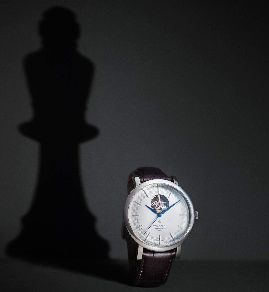 VonDoren's tweet image. The proud Grandmaster Mark II #norwegian #luxurywatch #chessfans #uniquegifts Norwegian design - Swiss quality.