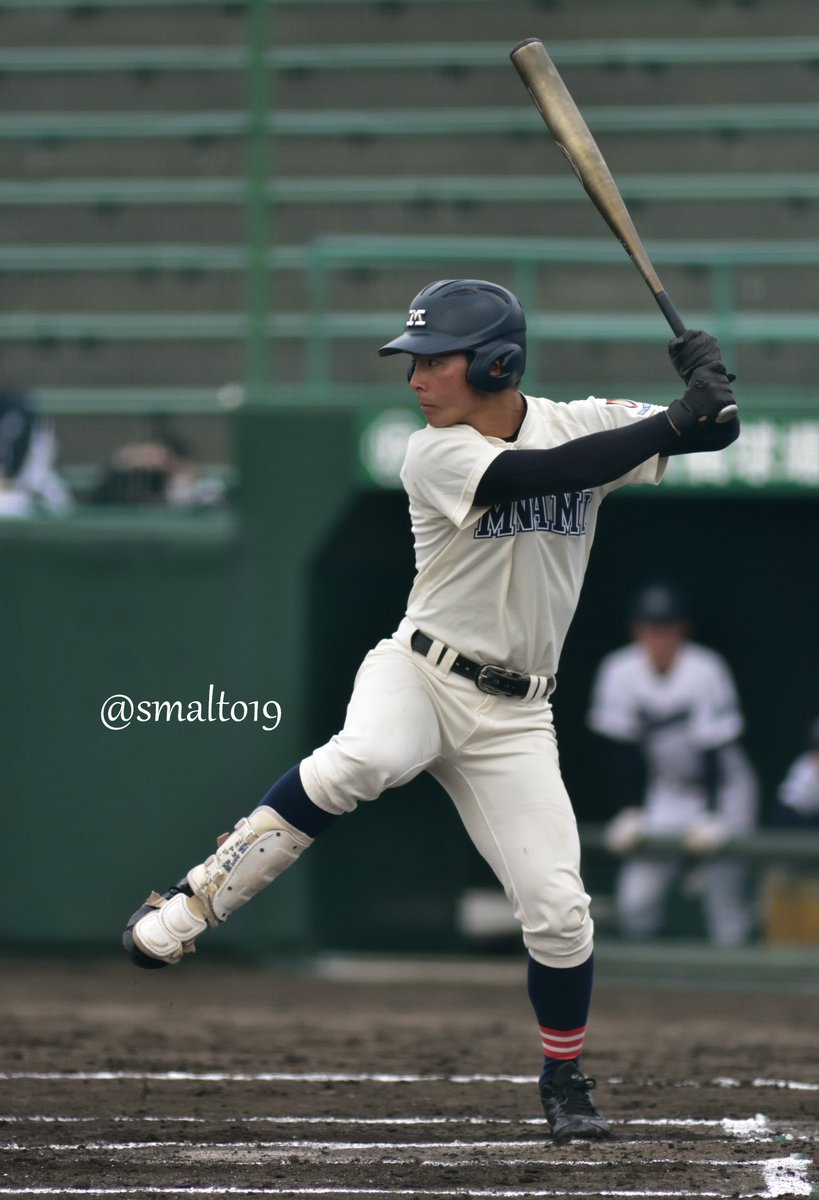 smalto19's tweet photo. 【春季秋田市内高校野球リーグ戦】
秋田南高校　仲祥吾（3年）
2018/4/8 https://t.co/hppMAjhSdb