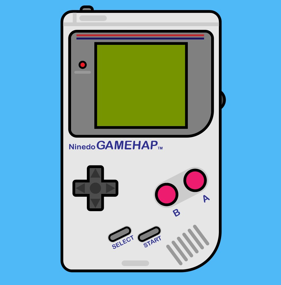 I'm trying something new. Inspired by <a href="/KayLousberg/">Kay 🎨</a>! #Illustrator #gamedev #indiedev #gameboy