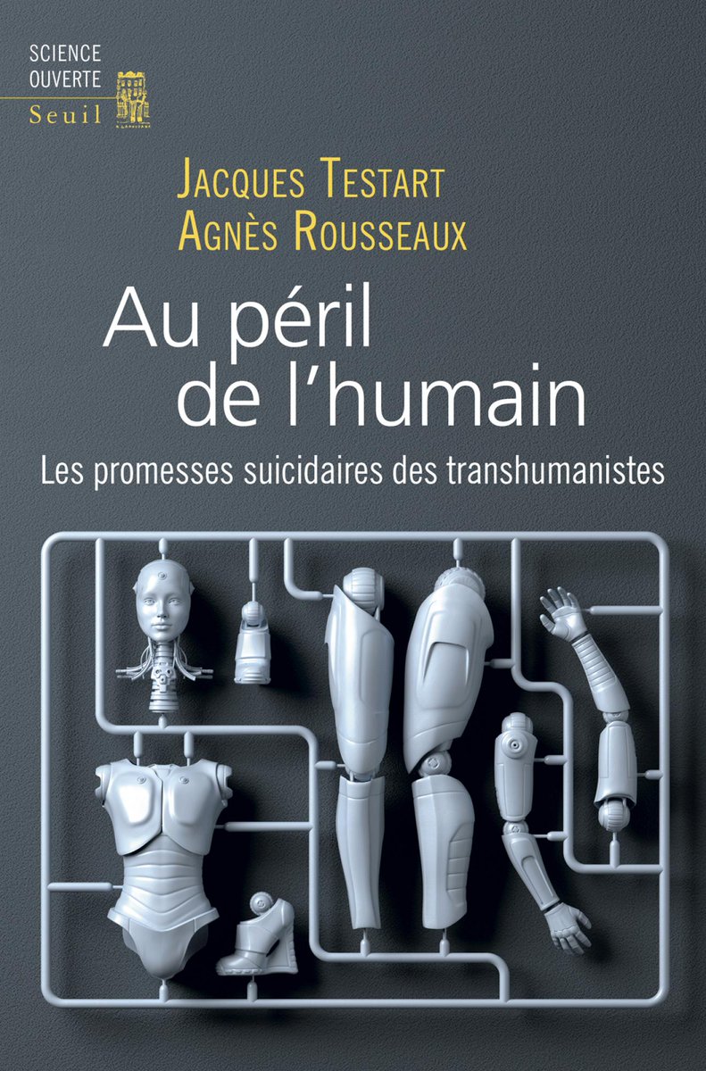 presdl's tweet photo. Le grand scientifique #JacquesTestart dans @lemondefr : "Le transhumanisme, c'est le nouveau nom de l'eugénisme. C'est l'amélioration de l'espèce [...] qui créera une humanité à deux vitesses". Prolonger avec son livre aux @EditionsduSeuil. cc @LImpertinent93 @Le__Comptoir https://t.co/r8g1A8lQmL