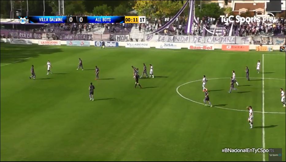 TyCSportsPlay's tweet photo. #BNacionalEnTyCSports ⚽ ¡Ya juegan Villa Dálmine vs. All Boys! Miralo EN VIVO acá 👉 https://t.co/rqEyqHSfkn https://t.co/bT63v38MRe