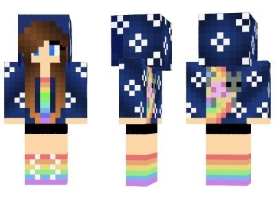 скин для майнкрафт модные девушки #9
