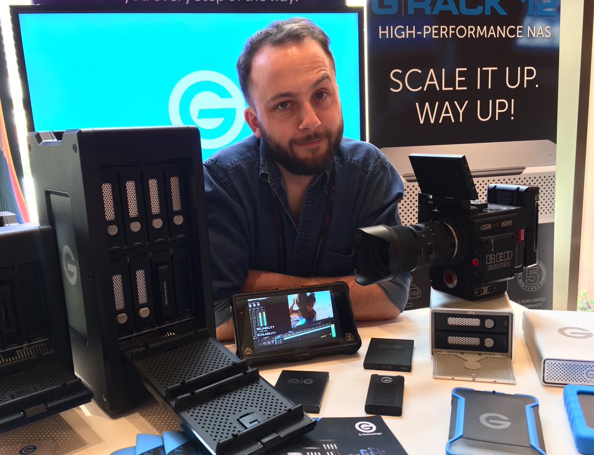 MediaTechBobby's tweet image. Scaling it up with Martin! If you missed speaking to Martin at #AvidConnect about #GTechnology #provideo #DIT #capture and #storage #workflows . . . Come see us at #NAB2018 

#WDCEmployee