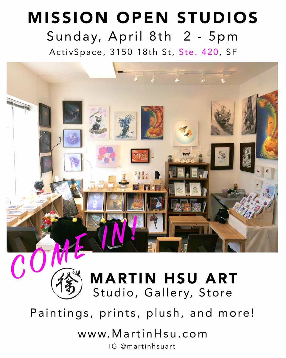 MartinHsu's tweet photo. Feeling thankful for #MissionOpenStudios on such a gorgeous day βοΈ Iβm here 2-5p today ππ»π¨ #ActivspaceSF #SF
https://t.co/zPRg18MsQP https://t.co/kt1J0TUQS1