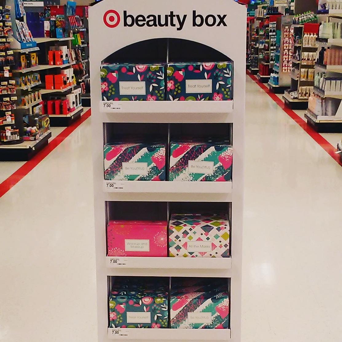 Hey_itsHeidi's tweet photo. The beauty box is back at T-1246! Treat yourself to some amazing goodies for only $7!! ✌ Come get yours before they are all gone (again!) #targetbeauty #beauty #beautybox #treatyourself #allthemasks #beYou(tiful) #wakeupandmakeup #TARGET #ineedthemall #cosmetics #feelamazing https://t.co/WNW89k63yg