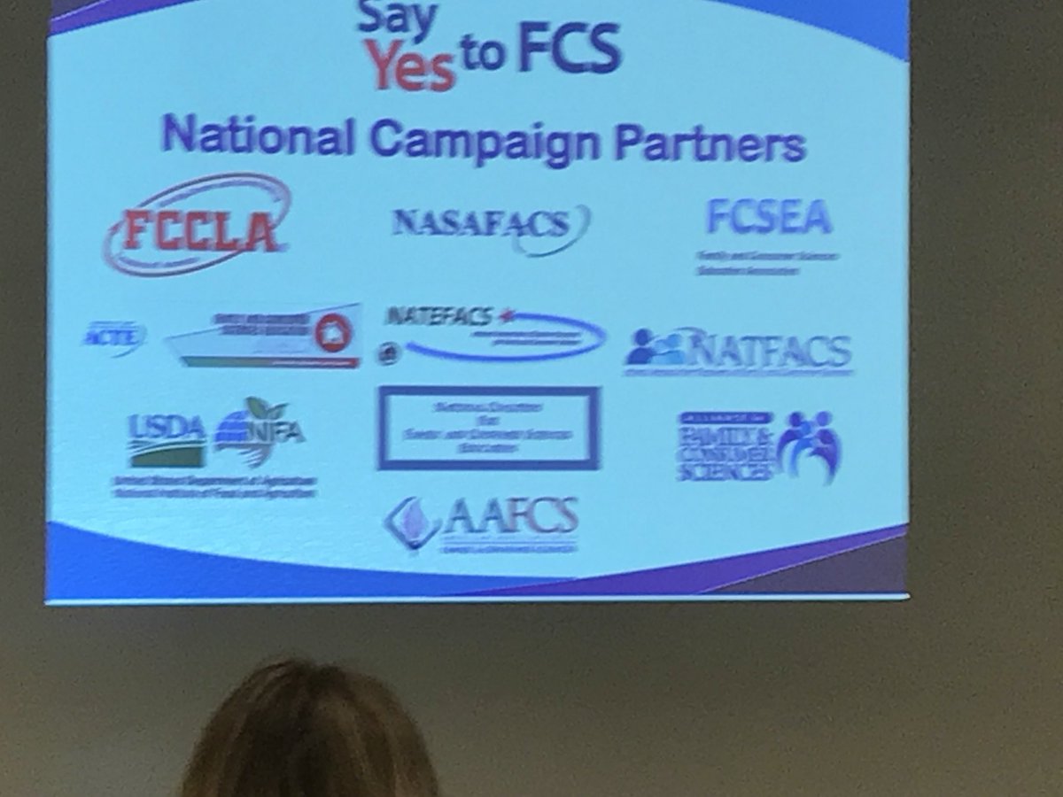 MoreFCS's tweet photo. #SayYestoFCS campaign partners were highlighted at the #CAAFCS biennial conference by #DonnaGraham and #ReneKetcham https://t.co/GqZfOhaCUj