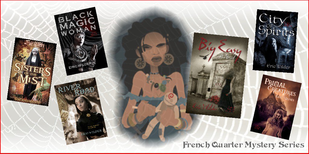 ☠There's no mystery like southern mystery
FRENCH QUARTER MYSTERY SERIES
6-bks ALL FUN
"Roller coaster of intrigue in that exotic, erotic Mecca known as #NewOrleans."
amzn.to/2laRfqW 
#paranormal #BookBoost #ebooks #IARTG #ASMSG #fantasy #EricWilder #Kindle #Nook #ibooks