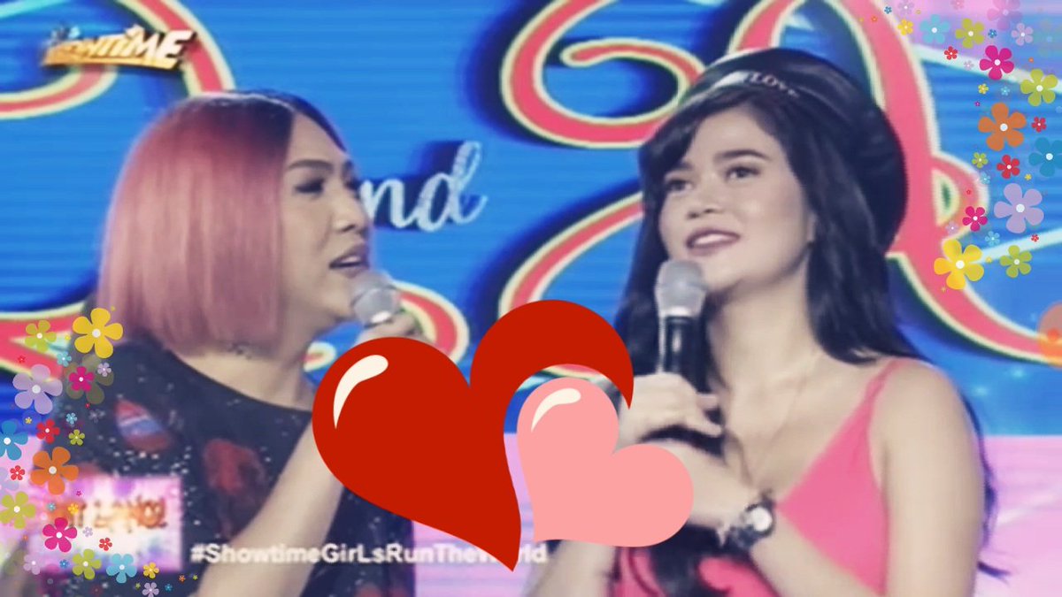 PurpleNymphRubi's tweet photo. 💜 #ViceBelBabies favorite LoveTeam. We miss seeing you together in @itsShowtimeNa . 
Dahil sa inyo,  may pagkakaibigang nabuo. Magkakasundo, kahit hindi pa nagkakatagputagpo. #ThankYou @padillabela and @vicegandako 
#AnongKwentongBelaMo https://t.co/EVIP6zlNDE