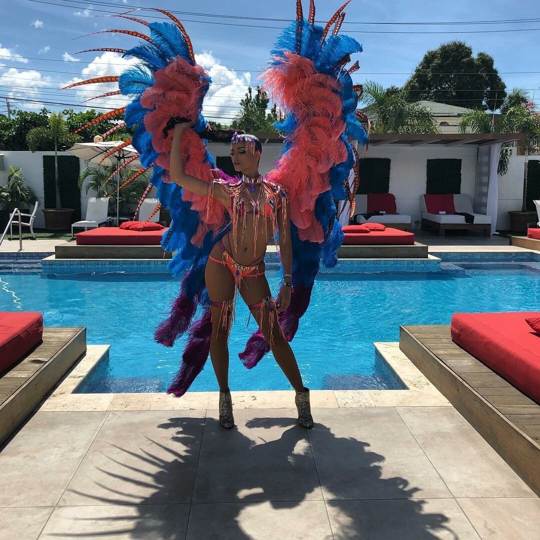 AnnaLysaGayle's tweet photo. @Kacifen slayed this! 😍#CarnivalinJamaica #missingJA🇯🇲 (cc: @_missavy) https://t.co/CtN4qsPNoJ