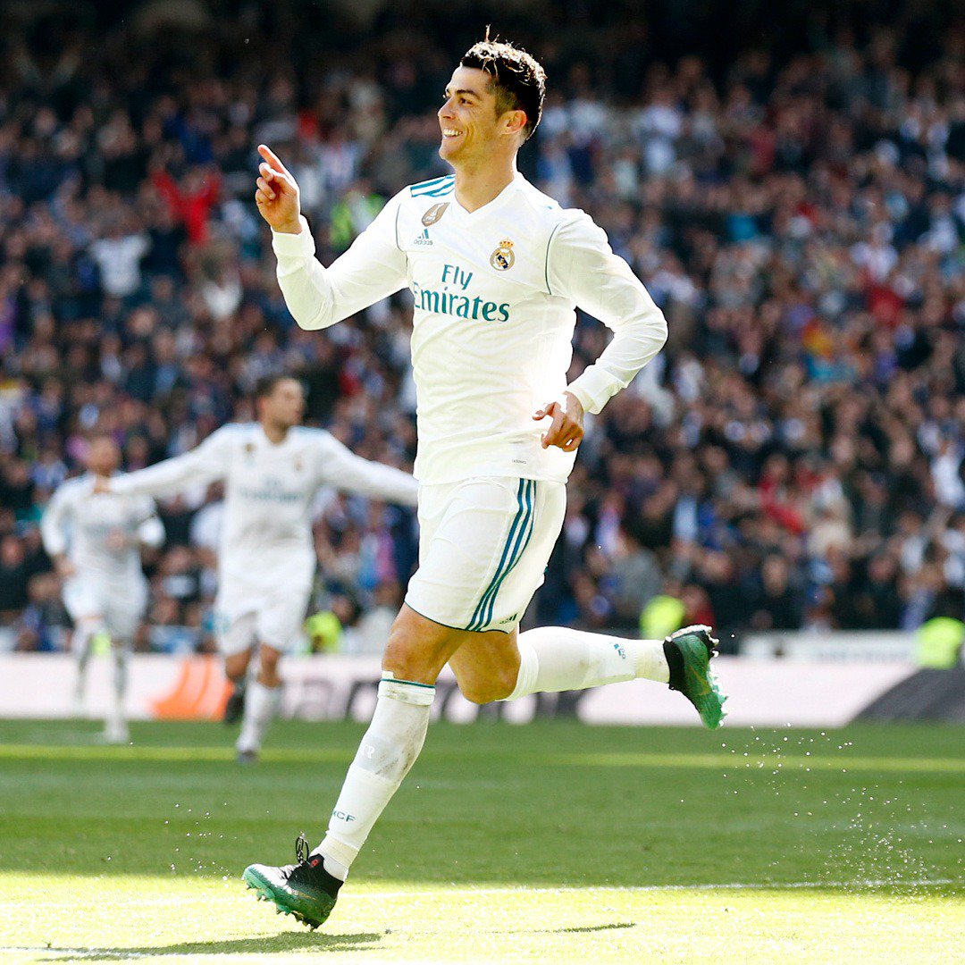 ⚽🔥 <a href="/Cristiano/">Cristiano Ronaldo</a>: ¡20 goles en sus últimos 10 partidos!
#HalaMadrid