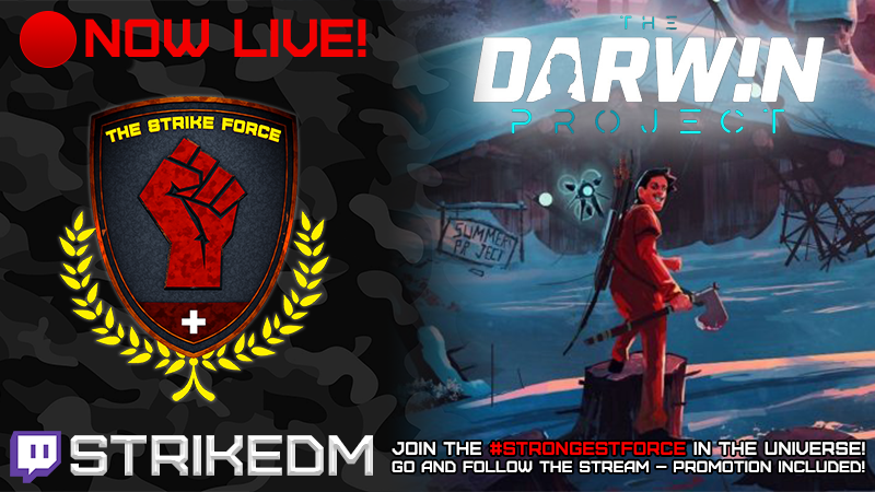 thatguyStrike's tweet photo. π΄ https://t.co/CMqEyk81Cz << #SubSquadSunday with #DarwinProject!
Holy crap I ate way too much. How was your weekend, troops? Did you get some sun in? Come tell us about it now! <O
@The_Sovereignty @TwitchStarsTV @asus_ch https://t.co/4BWAqECi1q