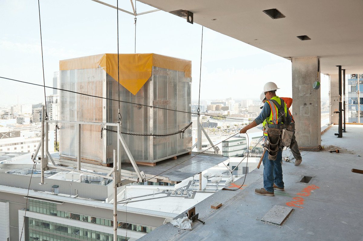 CRH_Americas's tweet photo. Using pre-fab building components such as bathrooms, walls and ceilings, and laminated beams can give the builder power over consistency and quality, and this control will likely increase as building information modeling (BIM) matures over the years. https://t.co/lyzCEKDKQj https://t.co/IP8vCKTuXo