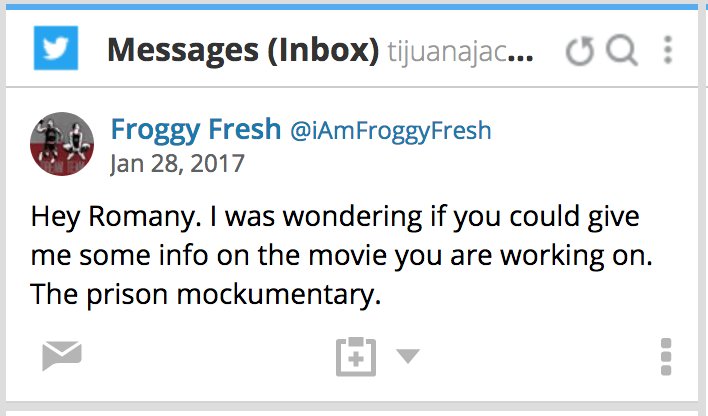 TeamRomany's tweet image. I was searching high and low for someone to play #Justin in my mockumentary when out of nowhere THIS guy shows up in my DMs. Little did he know my brother and I were HUGE fans! #PrisonLogic screens tonight at the #FloridaFilmFestival.