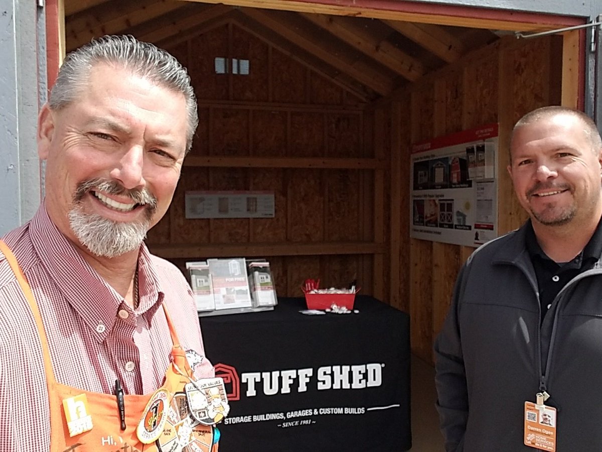 Jonathandepot's tweet photo. Darren of Tuff Shed spends Sunday afternoon at The Fort. Sheds equals$$$$$$$1404PROUD #RTP828 https://t.co/zkkybn1Ilx