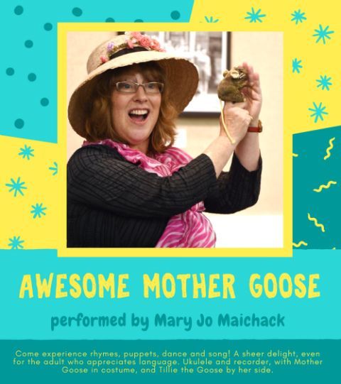 SpfldMassLib's tweet photo. Awesome Mother Goose - Monday, April 9, 10:30-11:30 AM #IndianOrchard #SpfldMassLib
Come experience rhymes, puppets, dance and song with Mother Goose in costume. Parents with preschoolers | supported in part by Library Services & Technology Act grant @US_IMLS #Springfieldkids https://t.co/0YhCK9nro3