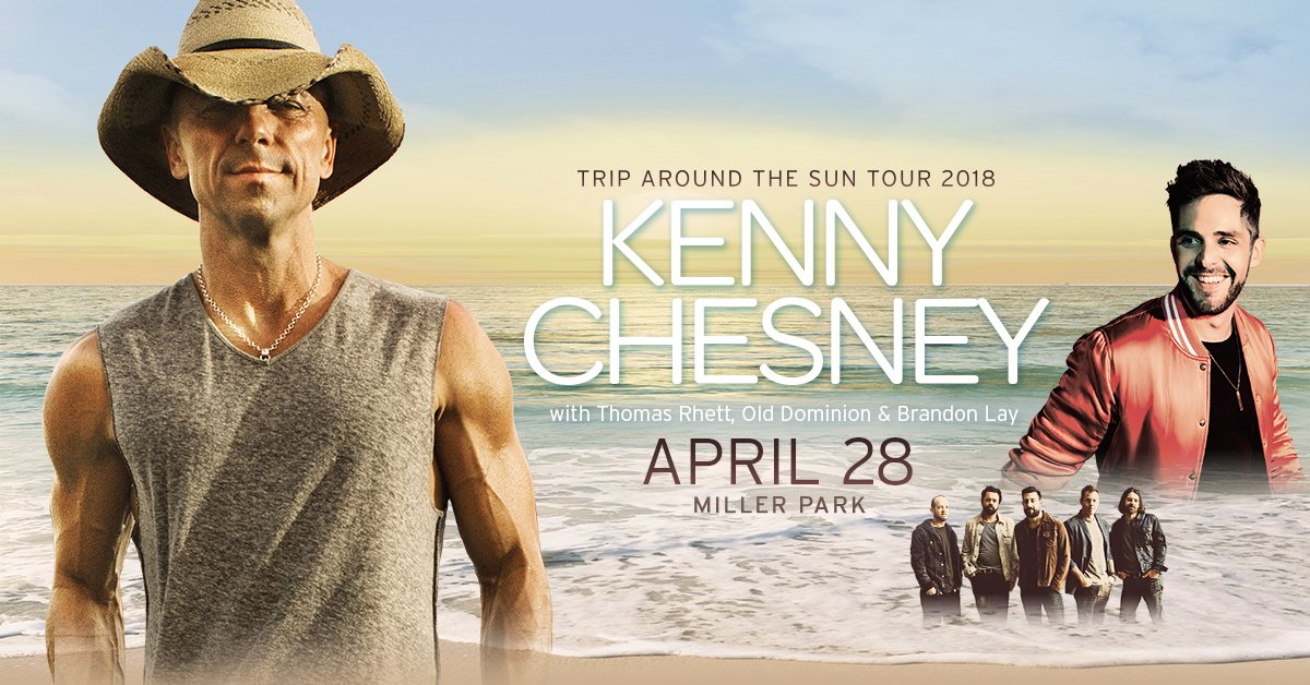 Brewers's tweet photo. RETWEET to win a pair of on-field tickets to see @KennyChesney &amp; friends at Miller Park on Saturday, April 28! RULES: https://t.co/GNIhVTFNtk
Limited tickets remain. Visit https://t.co/0wPK5YW9Ay for info. https://t.co/t9uloxGqyB