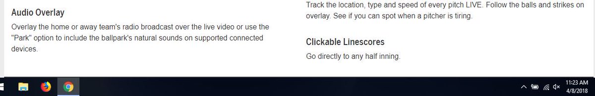 EricJMorrowResL's tweet photo. @MLBFanSupport I paid $115 for an advertised included feature that Tech Support just told me was not offered this year.  If it's not offered, why is it advertised on your website as something I will get when I give you my money? https://t.co/9IeTeT9J2G