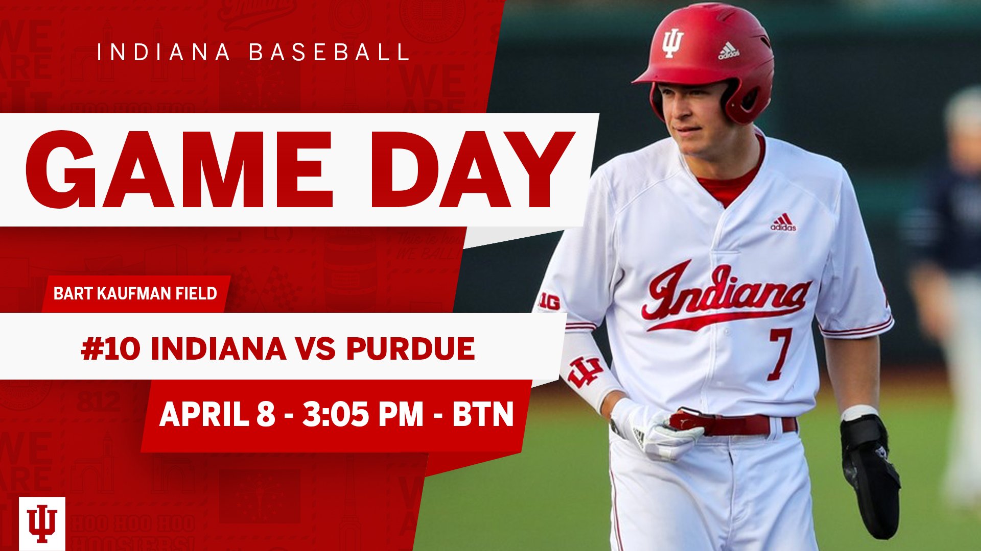 Indiana Baseball on Twitter "Rubber Game Sunday! IUBASE vs. Purdue on