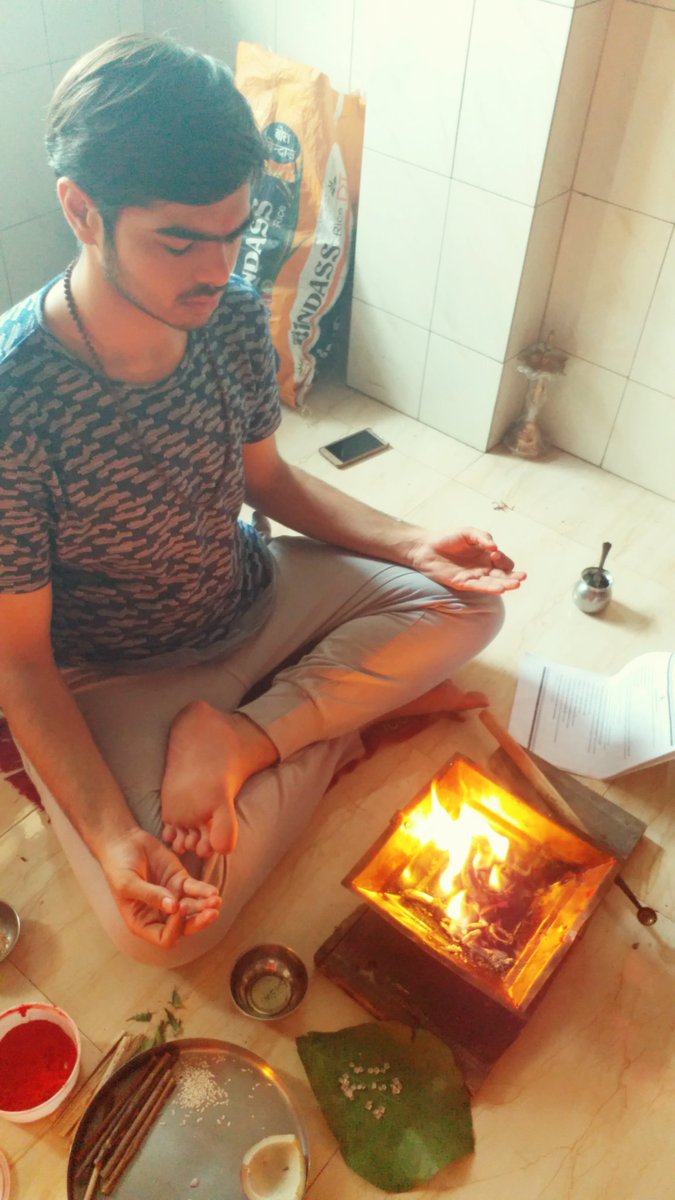 FireYogaMission's tweet photo. Ganapati Homam initiation to the fresh batch of Elementary 2 https://t.co/X3799PmIU9