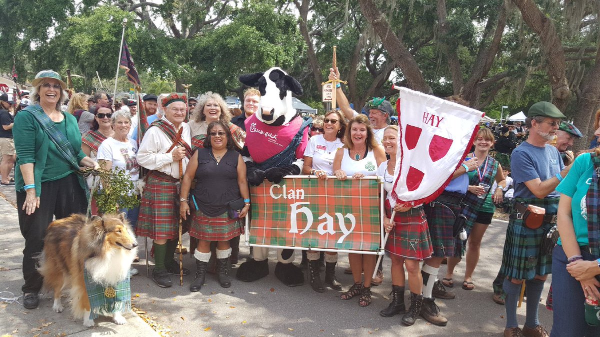 Clan Hay LOVES <a href="/ChickfilA/">Chick-fil-A, Inc.</a>  #Dunedin Highland Games!!
