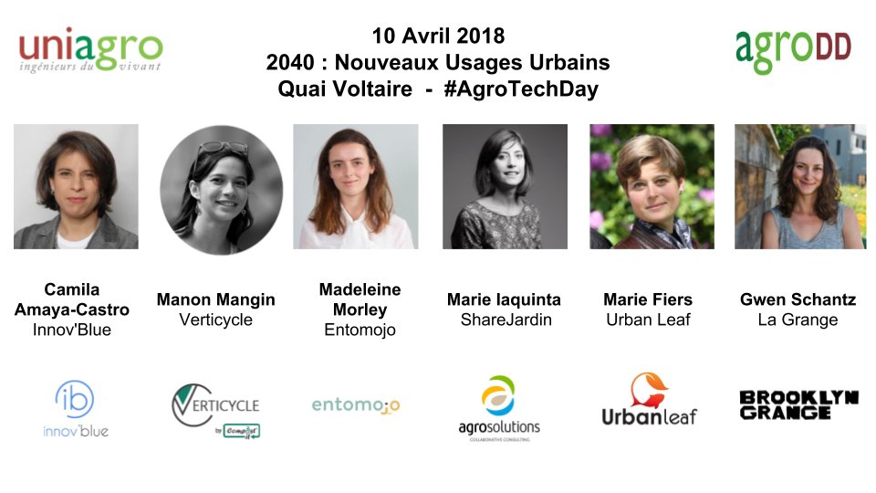NicolasViard's tweet photo. #AgroTechDay 2040, c'est le 10 avril au quai voltaire pour les enjeux de la cité à travers #agricultureurbaine et #economiecirculaire avec #ShareJardin et @MarieIaquinta , @BrooklynGrange , @Vertricycle, @entomojo, @Urban_Leaf et @InnovBlue  : inscription https://t.co/Go4CiD3zLY https://t.co/5B0y15J0BH