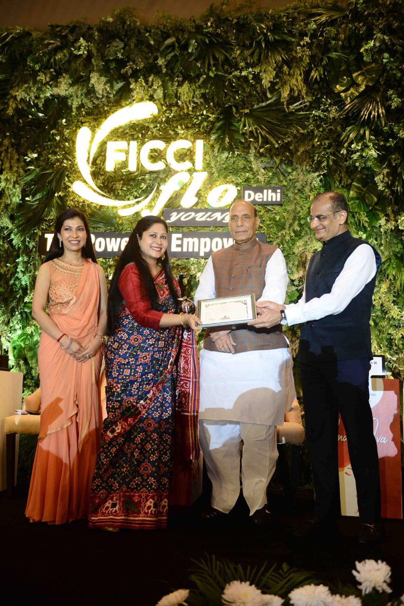 YFLO Young Woman achiver in the field of Media went to @vrindakothari !! <a href="/patrika/">patrika</a> #patrikaineducation !! <a href="/HMOIndia/">गृहमंत्री कार्यालय, HMO India</a> <a href="/ficci_india/">FICCI</a>