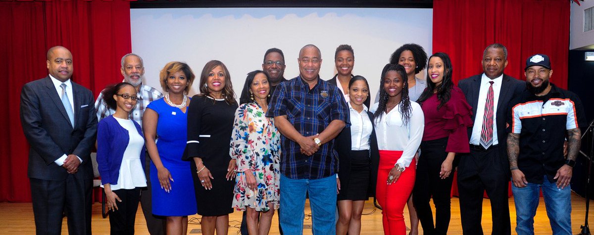 CAU's tweet photo. #CAU School of Business Lecture Series with graduate alumnus Maurice Slaughter, MBA. Slaughter is the first African American to own a @harleydavidson dealership. (Credit: Curtis McDowell) #HBCU #WeAreCAU #CAU_RYS18 https://t.co/rI4GnoBSSo