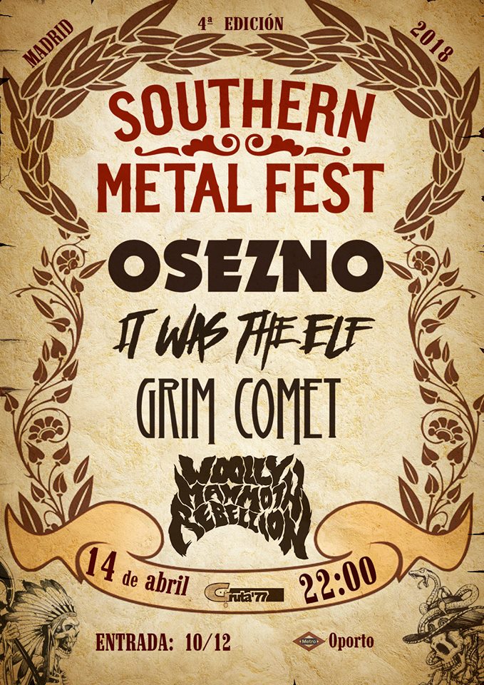 gruta77madrid's tweet photo. Semana que viene con:
13/04, @AlcoholJazz1 +The Dixielites
14/04, #SouthernMetalFest: @oseznoband +It Was The Elf + @GrimComet + Woolly Mammoth Rebellion
15/04, @Luter_Rock en #AperitivoRnR https://t.co/AcODSZTfqw