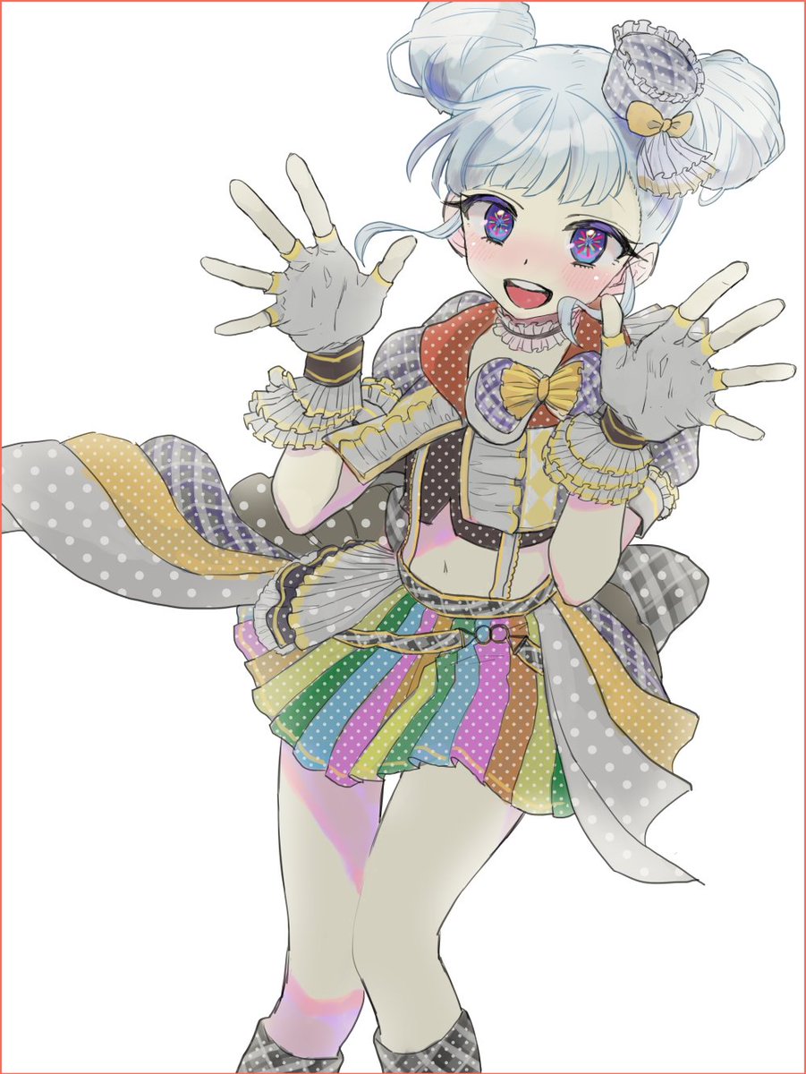 「プリチャン見てセレクション上映会見ました。これはマイキャラちゃんです。(プリパラ」|すんどめやのイラスト