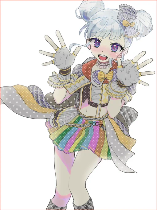 プリチャン見てセレクション上映会見ました。これはマイキャラちゃんです。(プリパラ) 