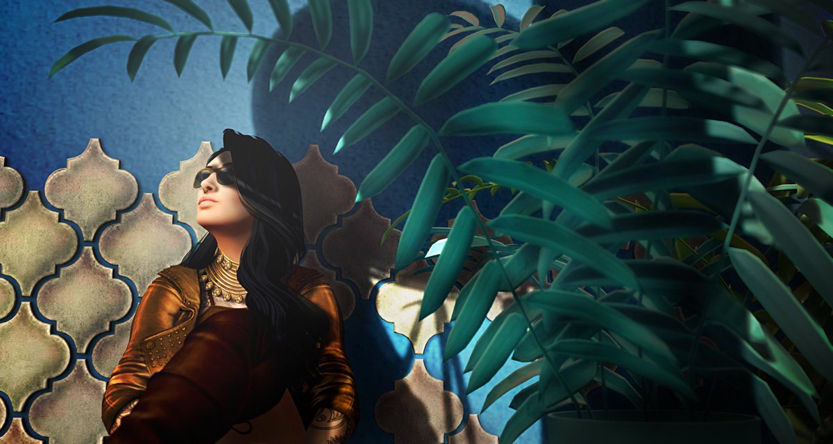 SunnyDifference's tweet image. NEW from NOMAD :
-&amp;gt; Antique Tiles for Collabor88 - April 2018 round, come in various colours and display mixes so you can decorate with ease. 
-&amp;gt; Neon Retrowave Plants for Fifty Linden Fridays, potted, here i used the blue and green ones.